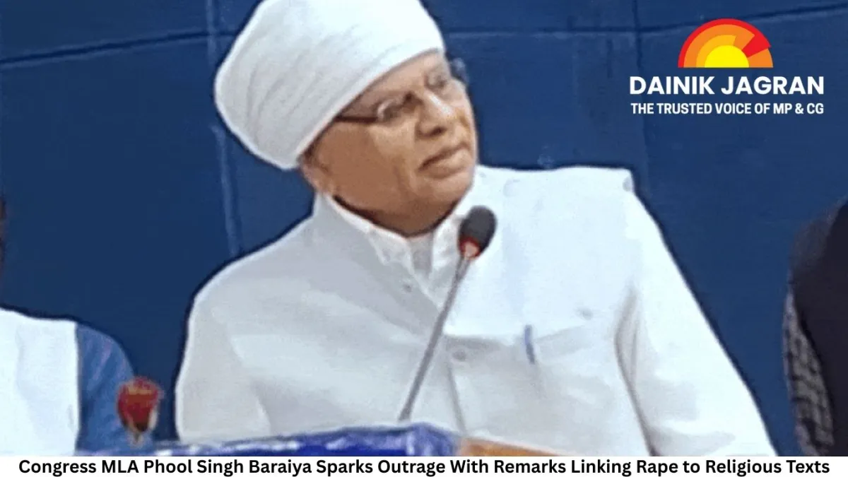 Congress MLA Phool Singh Baraiya Sparks Outrage With Remarks Linking Congress Mla Phool Singh Baraiya Sparks Outrage With Remarks Linking Rape To Religious Texts 
