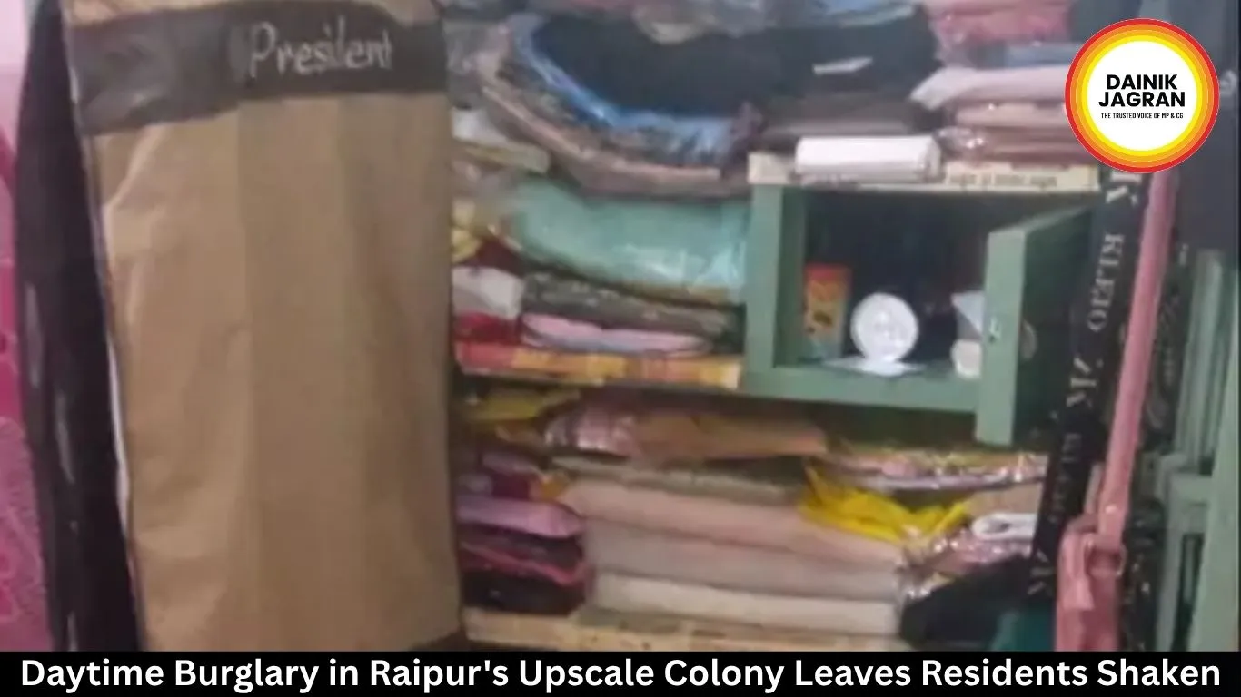 Daytime Burglary in Raipur's Upscale Colony Leaves Residents Shaken