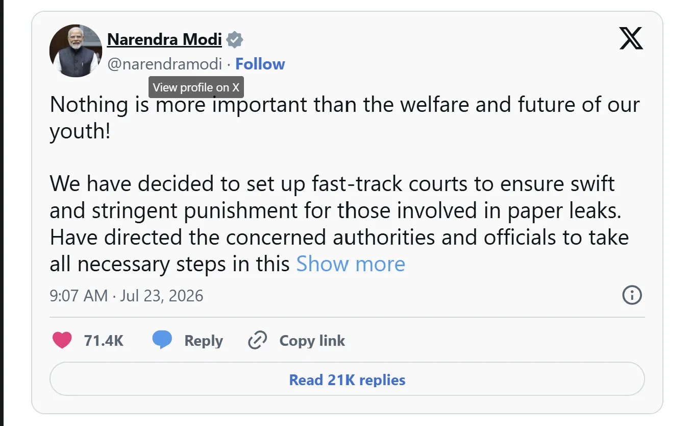 narendra modi tweet