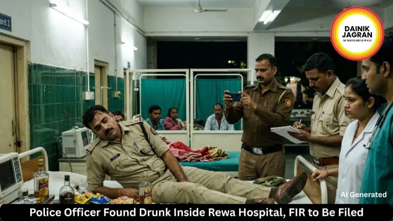 Police Officer Found Drunk Inside Rewa Hospital, FIR to Be Filed ...