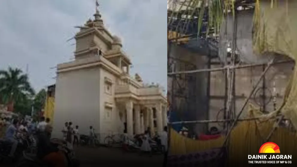 Fire Breaks Out in Durga Pandal, Idol Damaged - Dainik Jagran English