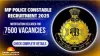 Last Day Alert! 7,500 MP Police Constable Vacancies: 8th & 10th Pass Can Apply Now