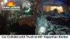 Car Collides with Truck at MP–Rajasthan Border, Three Killed, One Critical