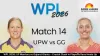  WPL 2026: UP Warriorz vs Gujarat Giants – Crucial Clash in Playoffs Race Heats Up