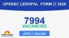  UPSSSC Lekhpal Correction Form 2026: Final Window to Edit Applications for 7994 Vacancies Closes Soon