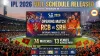 IPL 2026 Full Schedule Released: RCB vs SRH in Opener, 74 Matches Across 13 Venues
