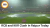 RCB vs KKR Match in Raipur Today Amid Rain Alert and Tight Security