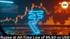 Rupee at All-Time Low of 95.50 vs USD
