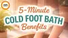 Cold Water Foot Immersion Cools Body in Minutes