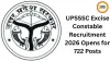 UPSSSC Excise Constable Recruitment 2026 Opens for 722 Posts