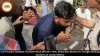 CJP Founder Abhijeet Dipke Touches Police Officers' Feet Seeking Rain Shelter for Hunger-Striking Students
