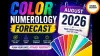 14 August 2026 Numerology Prediction: Number 5 Energy, Lucky Numbers and Colours