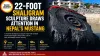 22-Foot Shaligram Sculpture Draws Attention in Nepal’s Mustang