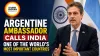 Argentine Ambassador Calls India One of World’s Most Important Countries