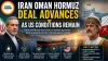 Iran Oman Hormuz Deal Advances as US Conditions Remain