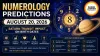Numerology Predictions August 20, 2026 – Saturn Transit Impact on Birth Dates