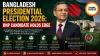 Bangladesh Presidential Election 2026: BNP Candidate Holds Edge