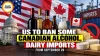 US to Ban Some Canadian Alcohol, Dairy Imports From September 29