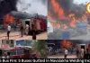Indore Bus Fire: 5 Buses Gutted in Navalakha Welding Incident