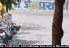 MP Weather Turns Dramatic: Lightning Damages Guna Temple as Rain Hits 26 Districts
