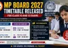 MP Board 2027 Timetable Released for Class 10 and 12 Exams