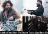 Yash Urges Fans Not To Record Or Share Toxic Spoilers Ahead Of Release