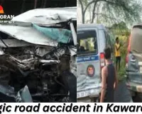 Tragic road accident in Kawardha:Three killed, including a woman, after being hit by unidentified vehicle