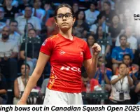 Anahat Singh bows out in Canadian Squash Open 2025 semifinal: Dream run ends against England’s Georgina Kennedy
