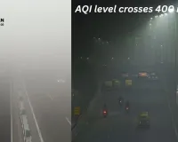 AQI level crosses 400 in Delhi