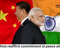 India, China reaffirm commitment to peace along LAC