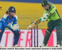 India vs Pakistan clash becomes the most-watched women’s international match, recording 2.84 crore viewers and 187 crore minutes of watch time.