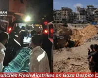 Israel Launches Fresh Airstrikes on Gaza Despite Ceasefire