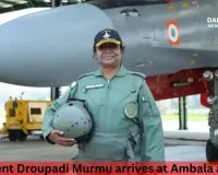 President Droupadi Murmu visits Ambala Airbase; receives guard of honour, to fly in Rafale fighter jet
