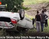 Car Overturns in Shajapur; Couple Escapes with Minor Injuries