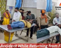 Bolero-Auto Collision in Damoh Claims One Life, 12 Injured; Tragic Accident While Returning from Funeral