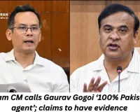 Assam CM calls Gaurav Gogoi ‘100% Pakistani agent’; claims to have evidence