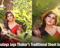 Miss Himalaya 2023 Jaya Thakur Looks Stunning in South Indian Shoot. 