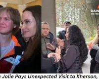 Angelina Jolie Makes Surprise Visit to Kherson, Ukraine Amid Russian Attacks