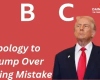 BBC Apologises to Trump for Editing Error but Rejects ₹8,400-Crore Defamation Claim