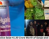 Bastar Police Seize ₹1.30 Crore Worth of Ganja and Hash Oil in Jagdalpur