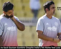 BCCI Refuses to Sack Gautam Gambhir Despite India’s 7th Home Test Loss in 9 Matches
