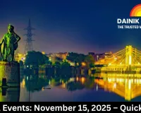 Bhopal Events: November 15, 2025 – Quick Guide