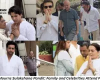 Sulakshana Pandit’s Prayer Meet Held in Mumbai; Family and Bollywood Celebrities Pay Tribute