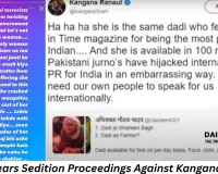 Sedition Case to Proceed Against Kangana Ranaut Over Remarks on Farmers’ Protest