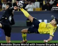 Cristiano Ronaldo Stuns World with Insane Bicycle Kick at 40 – 954th Career Goal Goes Viral 