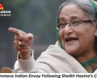 Bangladesh Summons Indian Diplomat Over Sheikh Hasina’s Remarks on Interim Government