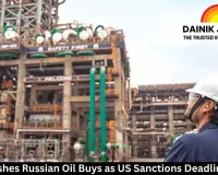   India Slashes Russian Oil Buys as US Sanctions Deadline Nears
