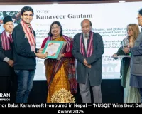 Indian Author Baba KaranVeeR Honoured in Nepal — ‘NUSQE’ Wins Best Debut Author Award 2025