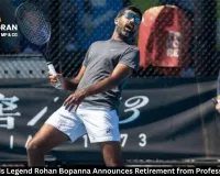 Indian Tennis Legend Rohan Bopanna Announces Retirement from Professional Sport