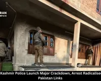  Jammu and Kashmir Police Launch Major Crackdown, Arrest Radicalised Youth with Pakistan Links